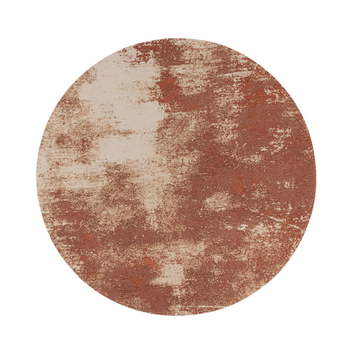 Teppich Abstrakt Rund - Candice Rosa - 1