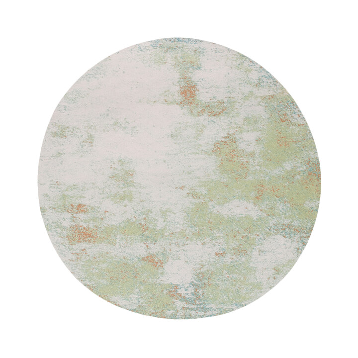 Teppich Abstrakt Rund - Candice Mint - 1