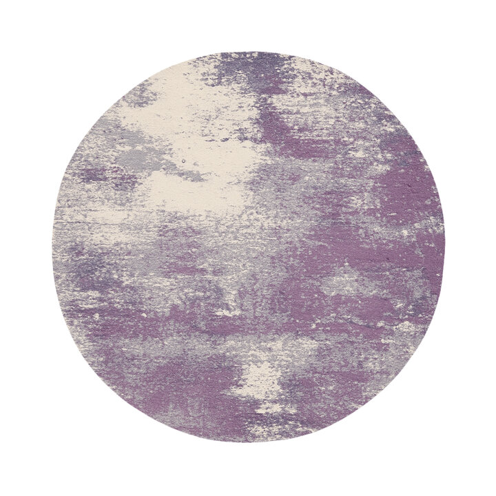 Teppich Abstrakt Rund - Candice Lila - 1