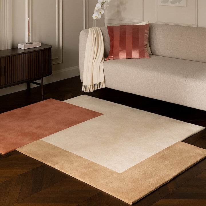 Wollteppich Abstrakt - Jules Creme Terra