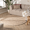 Wollteppich Rund - Feline Taupe Meliert - thumbnail