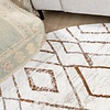 Hochflor Teppich Rund - Blend Diamond Creme Bunt - thumbnail 2