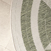Garten Teppich Rund - Nusa Sun Grün Creme - thumbnail 3