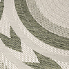 Garten Teppich Rund - Nusa Orbit Grün Creme - thumbnail 2