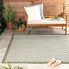 Garten Teppich - Nusa Loom Grün Creme - thumbnail