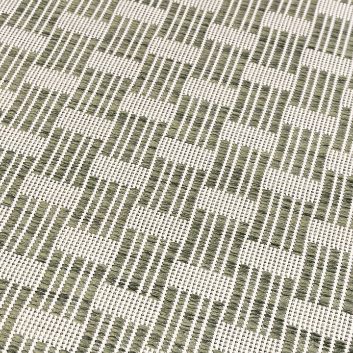 Garten Teppich - Nusa Loom Grün Creme - 2