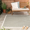 Garten Teppich - Nusa Loom Creme Grün - thumbnail
