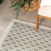 Garten Teppich - Nusa Loom Creme Grün - thumbnail 1