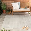 Garten Teppich - Nusa Lines Creme Grün - thumbnail