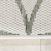 Geometrischen Outdoor Teppich - Faro Ripple Weiß Grün - thumbnail 4