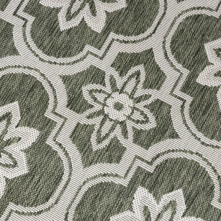 In- & Outdoor Teppich - Rio Flower Grün - 2