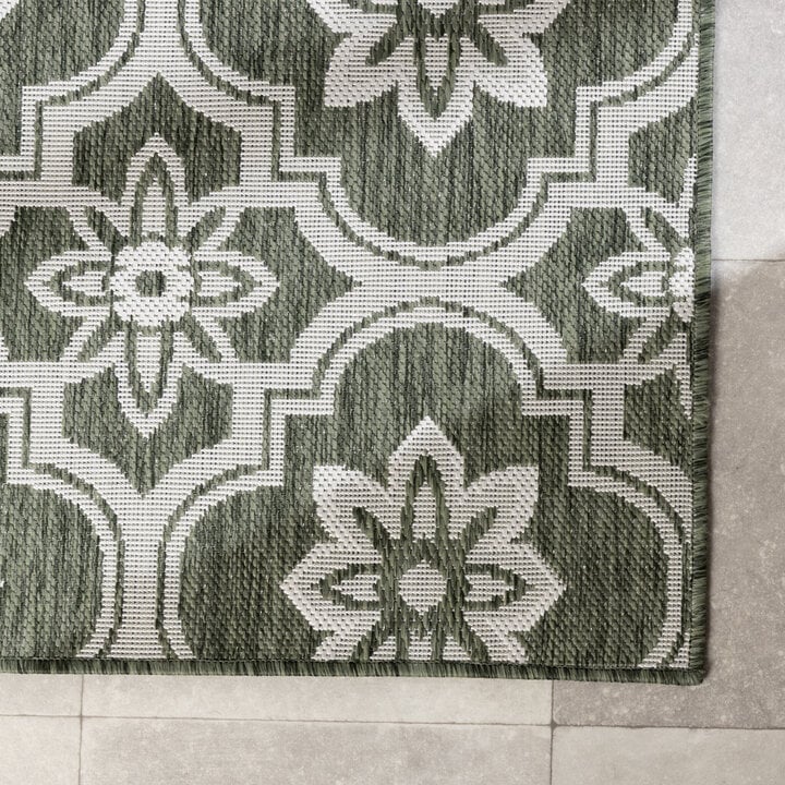 In- & Outdoor Teppich - Rio Flower Grün - 3