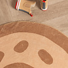 Waschbarer Kinderteppich - Lexi Donut Braun  - thumbnail 2