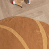 Waschbarer Kinderteppich - Lexi Croissant Braun  - thumbnail 2