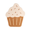 Waschbarer Kinderteppich - Lexi Cupcake Beige - thumbnail 1