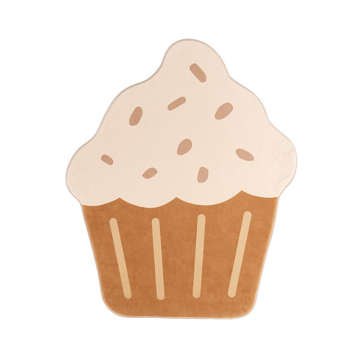 Waschbarer Kinderteppich - Lexi Cupcake Beige - 1