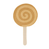 Waschbarer Kinderteppich - Lexi Lollipop Braun - thumbnail 1