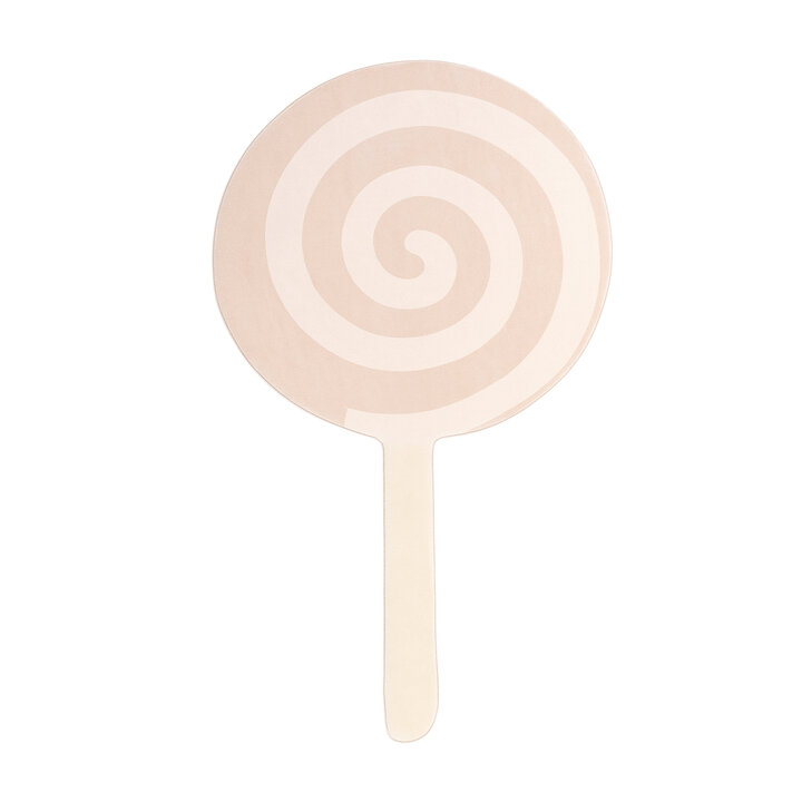 Waschbarer Kinderteppich - Lexi Lollipop Beige - 1