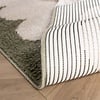Waschbarer Kinderteppich - Moos Flower Grün - thumbnail 5