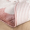 Waschbarer Kinderteppich - Moos Star Rosa - thumbnail 6