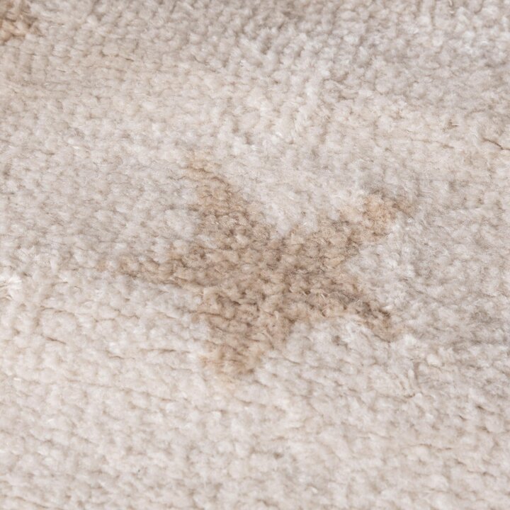 Waschbarer Kinderteppich - Moos Star Creme - 3