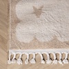 Waschbarer Kinderteppich - Moos Star Creme - thumbnail 4