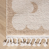 Waschbarer Kinderteppich - Moos Moon Creme - thumbnail 4