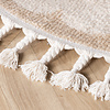 Waschbarer Kinderteppich Rund - Moos Star Creme - thumbnail 5