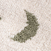 Waschbarer Kinderteppich Rund - Moos Moon Grün - thumbnail 3