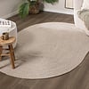 In- & Outdoor Jute Teppich Oval - Bali Beige - thumbnail