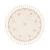 Waschbarer Kinderteppich Rund - Moos Star Creme - thumbnail 1
