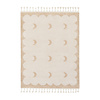 Waschbarer Kinderteppich - Moos Moon Creme - thumbnail 1