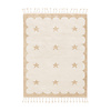 Waschbarer Kinderteppich - Moos Star Creme - thumbnail 1