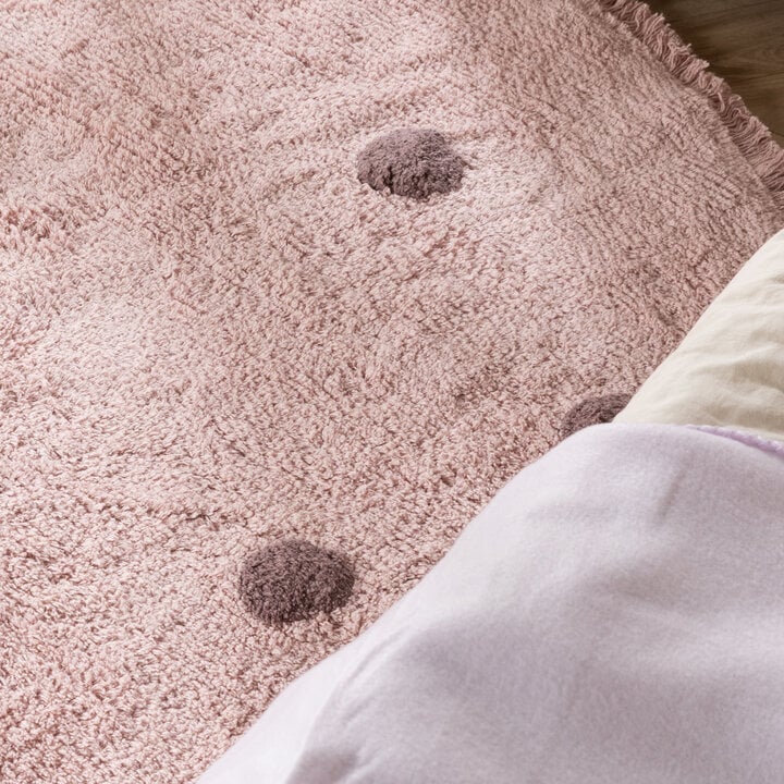 Teppich Kinderzimmer Rund - Lou Dots Lila - 2