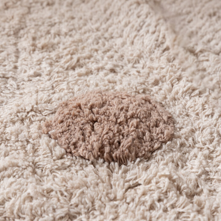 Teppich Kinderzimmer Rund - Lou Dots Taupe - 3