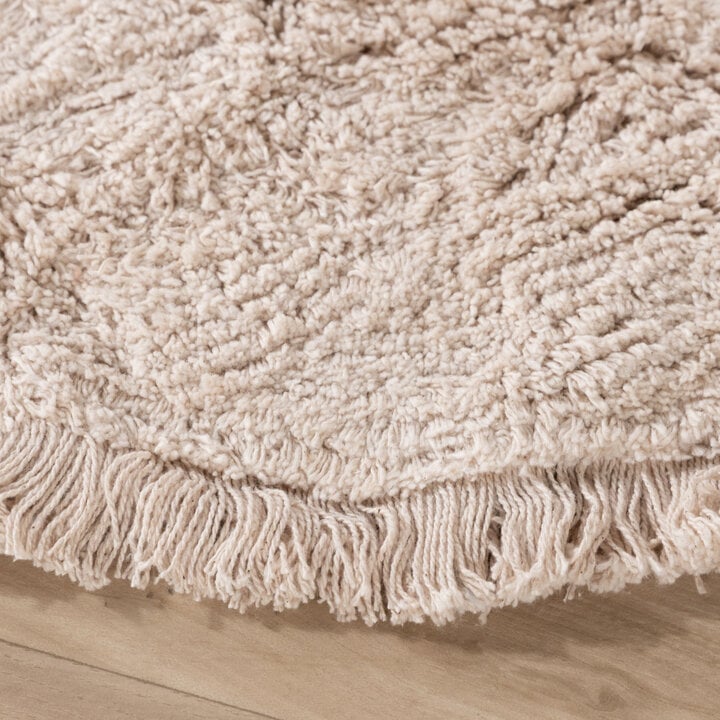 Teppich Kinderzimmer Rund - Lou Dots Taupe - 5