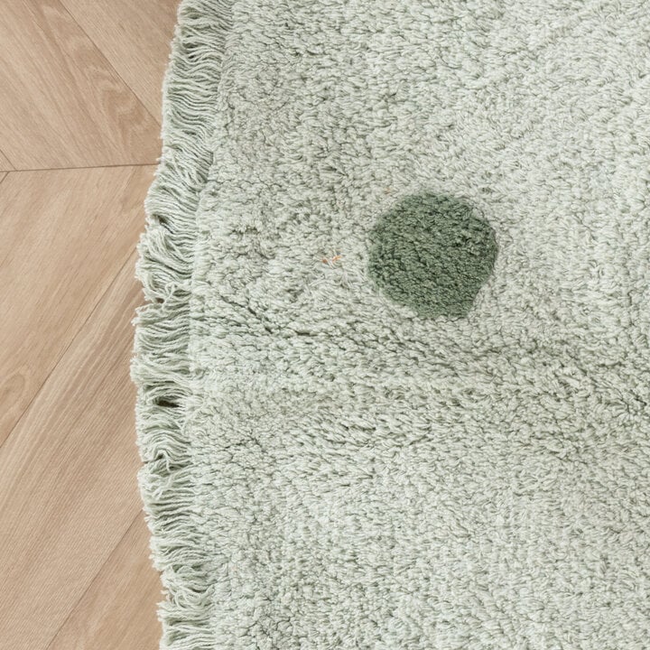 Teppich Kinderzimmer Rund - Lou Dots Grün - 4