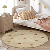 Teppich Kinderzimmer Rund - Lou Dots Gelb - thumbnail