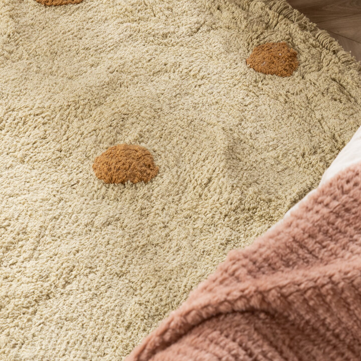 Teppich Kinderzimmer Rund - Lou Dots Gelb - 2