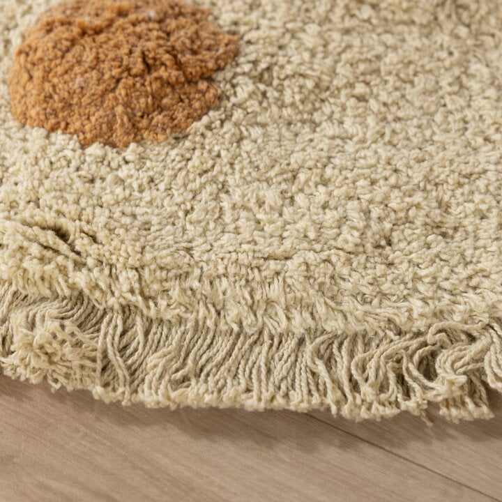 Teppich Kinderzimmer Rund - Lou Dots Gelb - 5