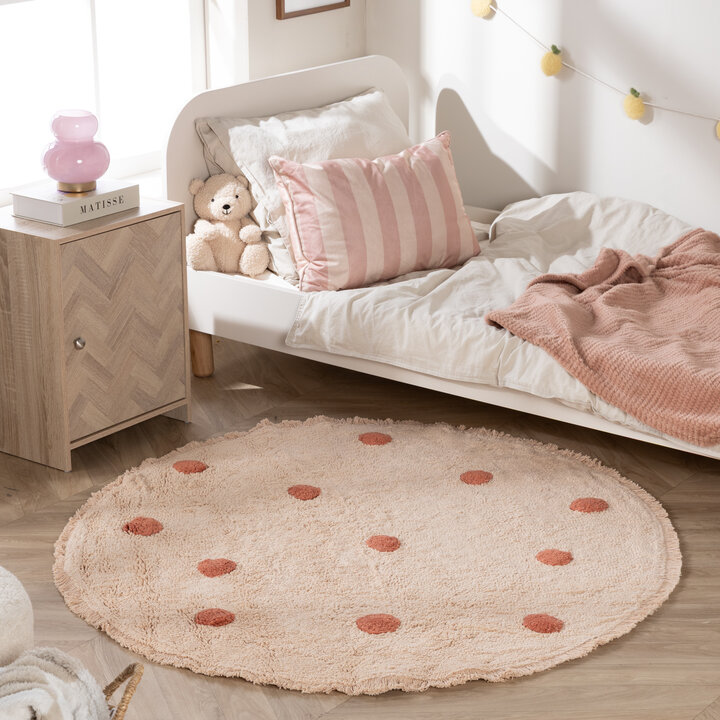 Teppich Kinderzimmer Rund - Lou Dots Terra