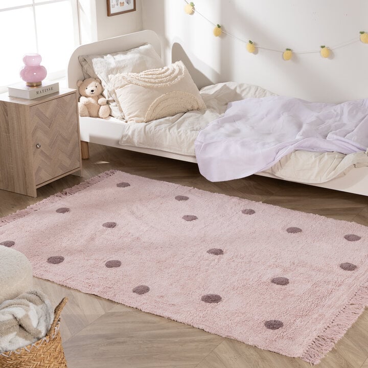 Teppich Kinderzimmer - Lou Dots Lila
