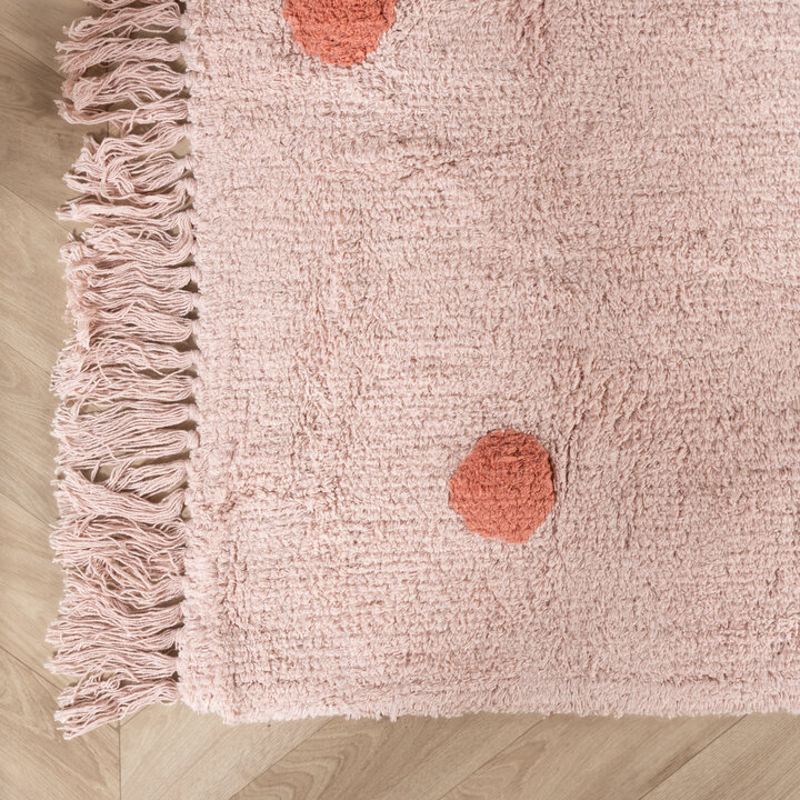 Teppich Kinderzimmer - Lou Dots Rosa - 4