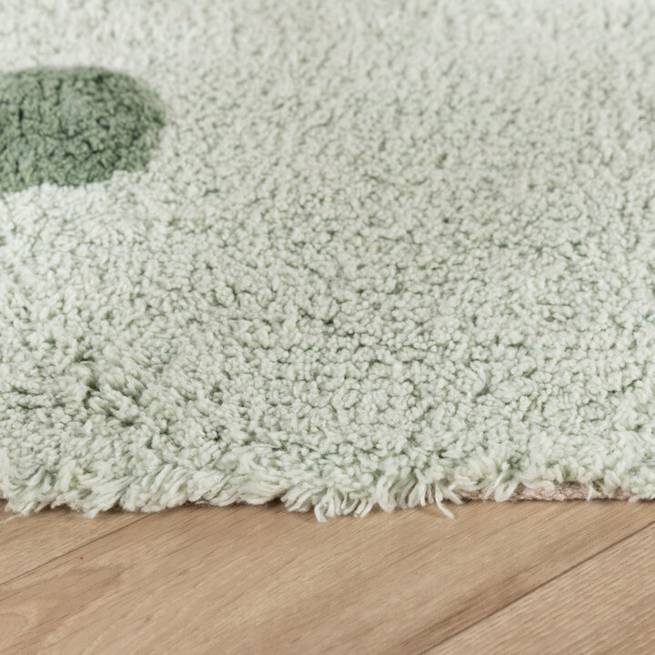Teppich Kinderzimmer - Lou Dots Grün - 5