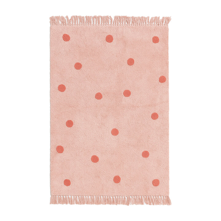 Teppich Kinderzimmer - Lou Dots Rosa - 1