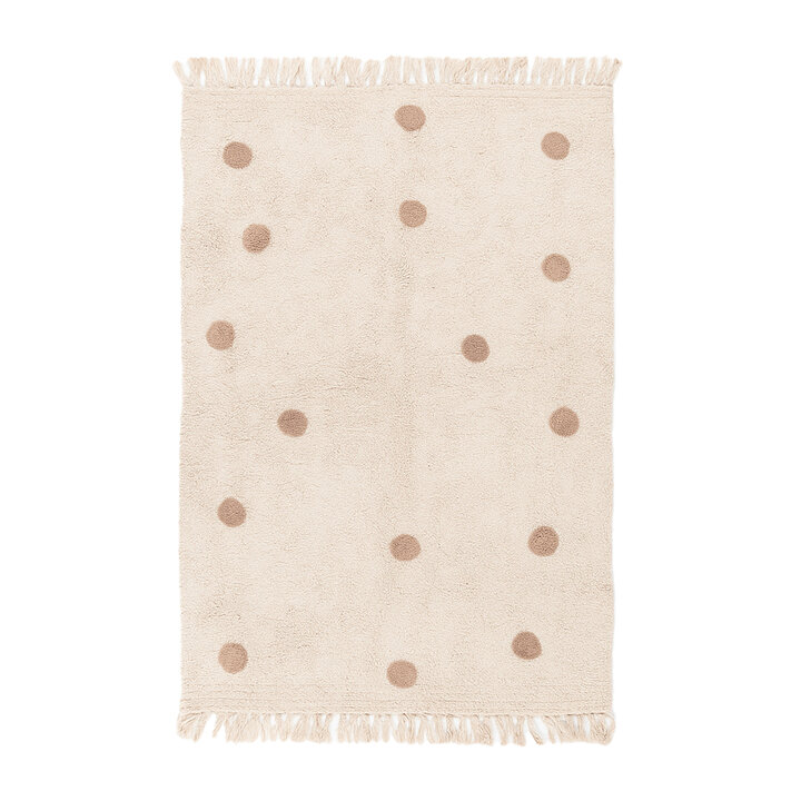 Teppich Kinderzimmer - Lou Dots Taupe - 1