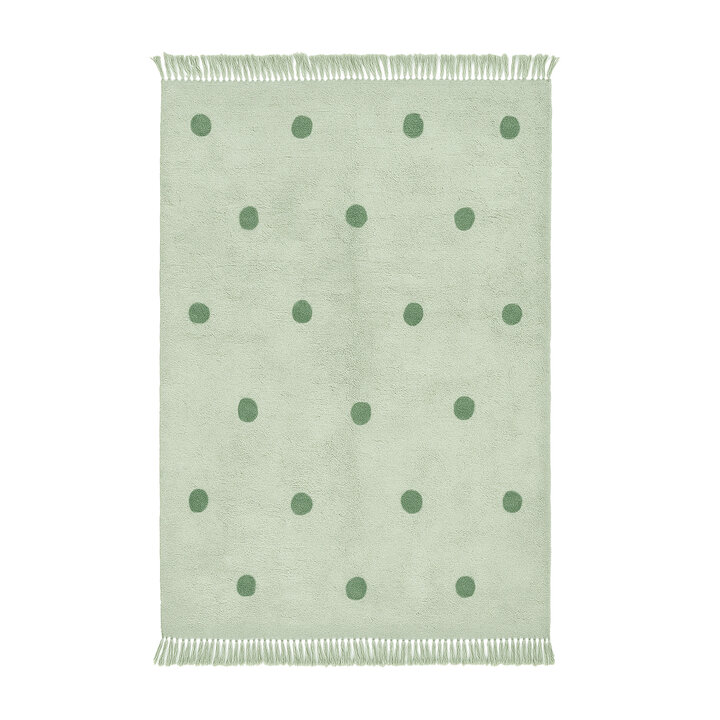 Teppich Kinderzimmer - Lou Dots Grün - 1