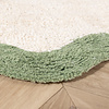 Waschbarer Teppich - Hazy Grün Creme - thumbnail 5