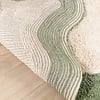 Waschbarer Teppich - Hazy Grün Creme - thumbnail 6