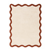 Waschbarer Teppich - Hazy Braun Creme - thumbnail 1